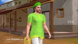 Narayana Narayana Nakka toka  3D Animation Telugu Rhymes For children with Lyrics [upl. by Theadora]