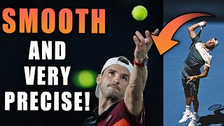 Grigor Dimitrov Serve Analysis Smooth Powerful And Precise [upl. by Stacia]