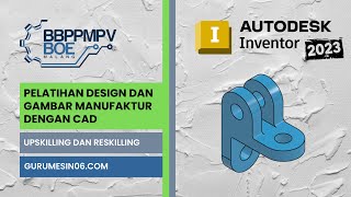 KONSEP DASAR CAD INVENTOR 2023 [upl. by Dranyl]