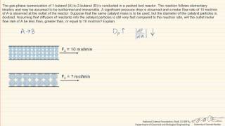 Pressure Drop Dependence on Catalyst Particle Size Review [upl. by Dill]