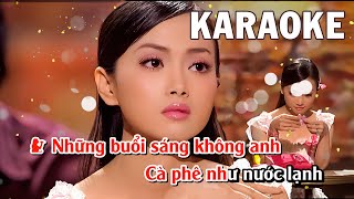 Karaoke  Ly Cà Phê Đầu Ngày  Hà Phương amp Thanh Phương  Song Ca  Hòa Âm Trúc Hồ [upl. by Erbe350]