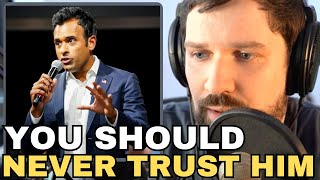 Destiny Catches Vivek Ramaswamy In a Lie about the Government [upl. by Gothart]