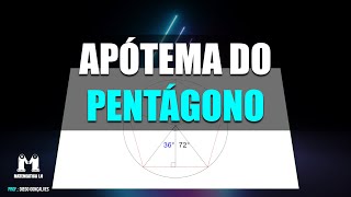 Como calcular o apótema do pentágono regular [upl. by Perrie]