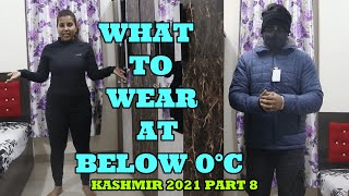 WHAT TO WEAR AT BELOW 0°C  WHAT TO WEAR IN SNOWY WEATHER  DECATHLON JACKET REVIEW  KASHMIR 2021 [upl. by Ayit]