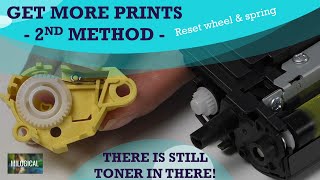 Get More Prints out of your Cartridge – 2nd Method – Reset Wheel amp Spring [upl. by Eleonore]