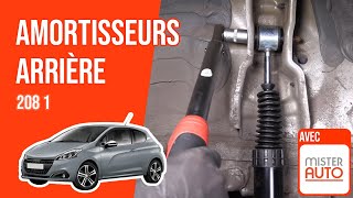 Changer les Amortisseurs arrière PEUGEOT 208 1 ➿ [upl. by Yht]