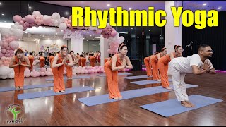 Rhythmic Yoga  Yoga With Sandeep  India [upl. by Anastasius]