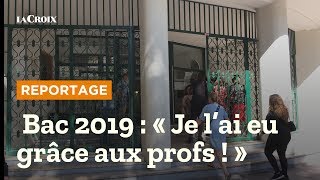 Résultats du bac 2019  réactions des nouveaux bacheliers [upl. by Aonian36]