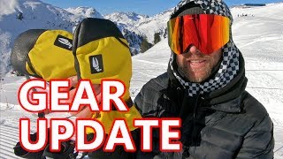 Snowboard Gear Update  Balaclava Mid Layer Boots Pole Mitts [upl. by Bing795]