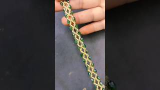 Diy Beads Bracelet Easy Tutorial 👍shorts diy diyjewelry [upl. by Aicekat628]