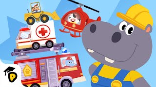 Helikopter Raceauto amp meer  Voertuigen voor Kinderen  KinderfilmpjesDrPanda TotoTime Nederlands [upl. by Rolan]