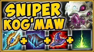 UNBEATABLE STRATEGY FULL AP SNIPER KOGMAW IS 100 UNFAIR AP KOGMAW SEASON 9  League of Legends [upl. by Rugen588]