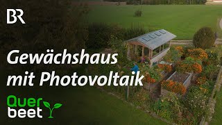 Kleingewächshaus mit Photovoltaik [upl. by Aiyotal]