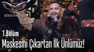 Maskesini çıkartan ilk ünlü Ümit Karan oldu  Maske Kimsin Sen 1 Bölüm [upl. by Gerdi]