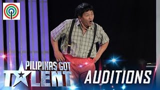 Pilipinas Got Talent Season 5 Auditions Daniel Bautista  Yoyoy Villame Impersonator [upl. by Ycal]