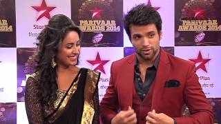 Rithvik and Asha at Their Funniest Best at Star Parivaar Awards 2014 [upl. by Miller627]