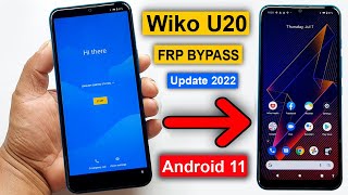 Wiko Power U20 WV750BN FRP Bypass Android 11  Wiko Power U20 WV750BN FRPGoogle Account Unlock [upl. by Alaehcim198]