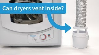 Can I Vent My Electric Clothes Dryer Inside [upl. by Wasson]