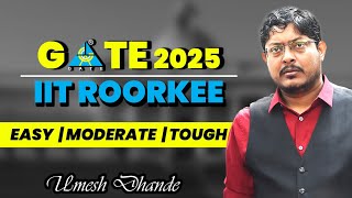 GATE 2025 IIT Roorkee umeshdhande gateacademy gate2025 gate2026 [upl. by Ynoyrb]