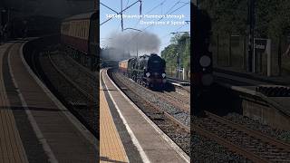 Braunton at Speed through Oxenholme  Steam [upl. by Galina]