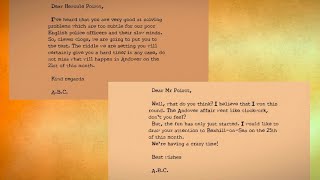 Agatha Christie The ABC Murders  3rd Letter Comparison Solution [upl. by Ahsan]