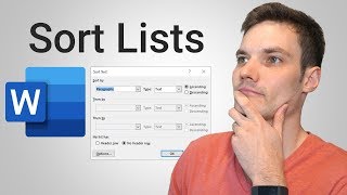 How to Alphabetize in Word [upl. by Magdalene356]