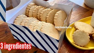 Con 3 INGREDIENTES que ya tienes en tu cocina Galletas de mantequilla 🧈 😋 [upl. by Calvin118]