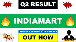 Indiamart Q2 Results 2025  Indiamart Results Today  Indiamart Share Latest News  Indiamart Share [upl. by Lesde]