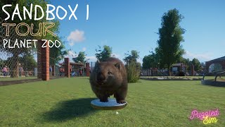 Planet Zoo Sandbox Tour 1 planetzoo planetzoogame [upl. by Grath489]