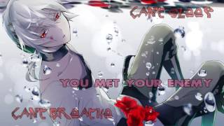 Nightcore  Cant Sleep Cant Breathe Male Version Digital Daggers [upl. by Akehsat]