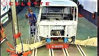 TRUCK COLLISION REPAIR WITH CELETTE FRAME MACHINE TRUCK CABIN REPAIR AND FRAME STRAIGHTENING [upl. by Ynamreg]