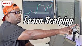 Learn Scalping In 10 Minutes  Live Scalping Included [upl. by Tlevesoor52]