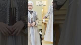 Gamis plisket premium [upl. by Namlaz]