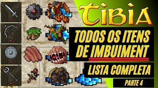 TODOS OS ITENS DE IMBUEMENT DO TIBIA PARTE 4  ITENS DE SKILL [upl. by Skyla757]