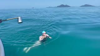 Harriet Grant  Green Island to Yorkeys Knob swim [upl. by Attlee]