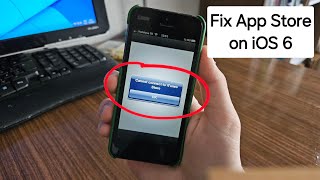 2024 Fix iOS 6 App store quotCannot connect to iTunes Storequot [upl. by Bertilla]