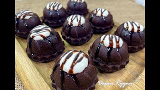 Resepi Kek Mini Moist Chocolate Cheese [upl. by Cristionna]