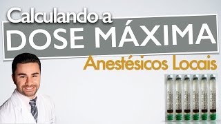 Cálculo de dose máxima de anestésicos locais  anestesia local em odontologia [upl. by Mishaan]