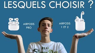 Lesquels choisir  Airpods Pro VS Airpods 2 et 1 [upl. by Mariken860]