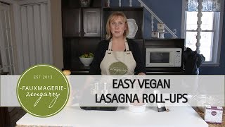 EASY VEGAN LASAGNA ROLLUPS [upl. by Hepsibah220]