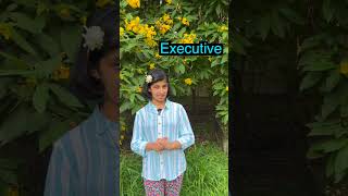 Executive pronunciation  english pronunciation learnenglish englishspeaking shorts [upl. by Ajnot]