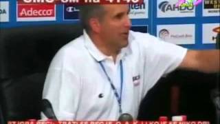 Zeljko Obradovic  Posle poraza of Francuske  SKRACENO [upl. by Cacilia]