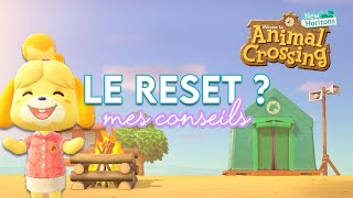 COMMENT RESET SON ÎLE  🌷  ANIMAL CROSSING NEW HORIZONS [upl. by Dare]