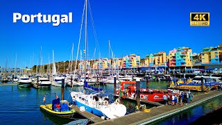 Marina Albufeira March 2023 🇵🇹 Walking Tour 4K 60FPS – Algarve Portugal [upl. by Lenna]