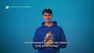 BA Media en cultuur  UvA  NL  short [upl. by Sherline]