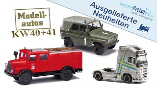 Eingetroffene Modellauto Neuheiten  KW 40 und 41 [upl. by Siuqaj]