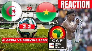 Algeria vs Burkina Faso 22 Live Africa Cup Nations AFCON Football Match Score Highlights Direct [upl. by Mullen]