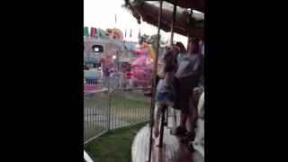 Carousel fun at the fair 2012 [upl. by Lihkin]