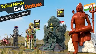 Tallest Hindu God Statues in the World  Tallest Hindu deity Statues [upl. by Ttik563]