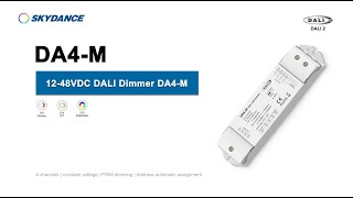 SKYDANCE DT6DT8 DALI Dimmer DA4M [upl. by Aikyt]